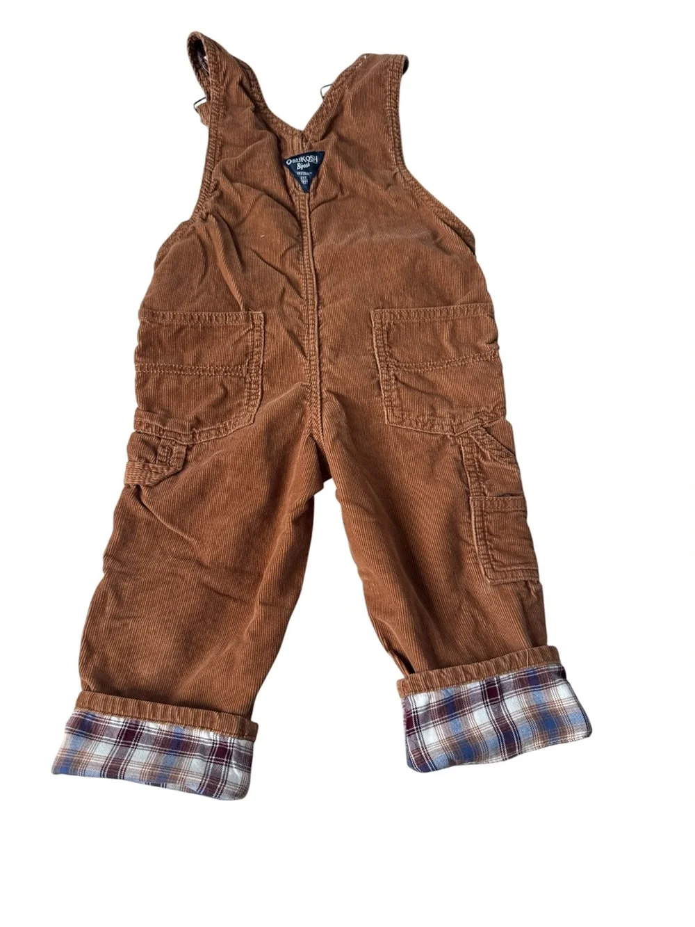 OshKosh B'gosh Toddler Boys' Corduroy Overalls - Brown 3T